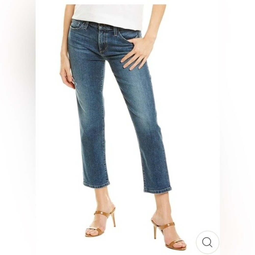 JOE'S JEANS KESARI HIGH-RISE STRAIGHT CROP JEAN Blue Size 31